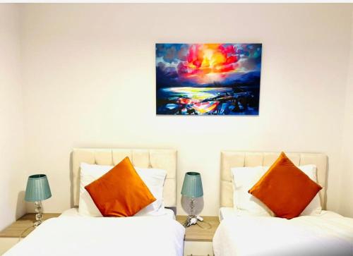 Postel nebo postele na pokoji v ubytování Dover port City Stay10 sleeps and Park free Onsite