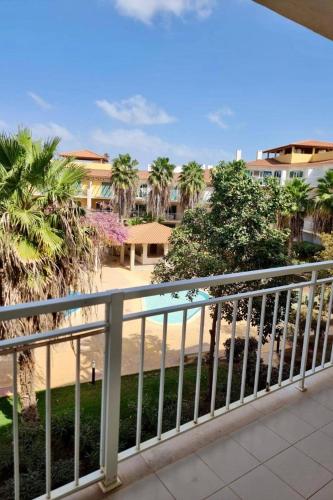 2Bed-Vila-Verde Sal Cape Verde-Balcony-Pool