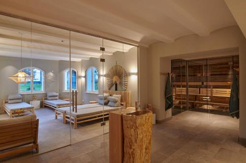 Χώρος καθιστικού στο Crown Villa