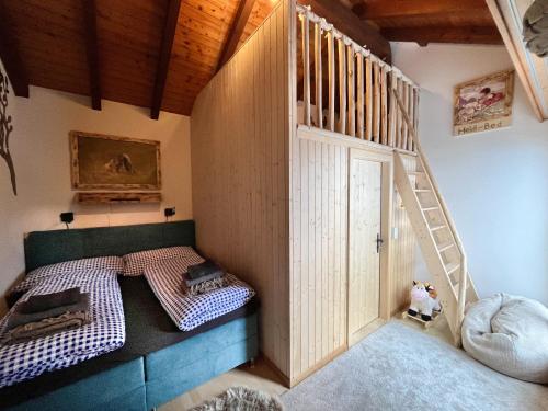 Voodi või voodid majutusasutuse Chalet Bergdoktor toas