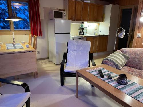 Una cocina o cocineta en Åre, Trillevallen stuga Kallak