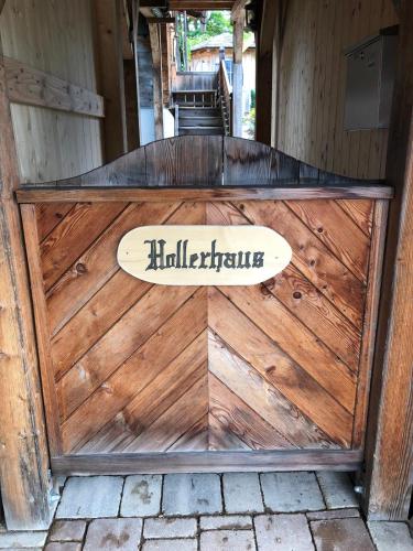 Chalet Hollerhausに飾ってある許可証、賞状、看板またはその他の書類
