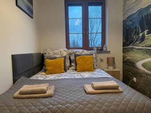Katil atau katil-katil dalam bilik di Apartament Trzy Świerki - w objęciu natury, obok głównego deptaka - by SpaceApart