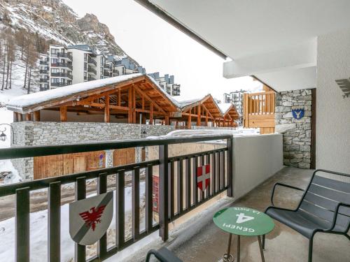 Appartement coquet avec balcon, wifi, 2 pièces, Val-d'Isère