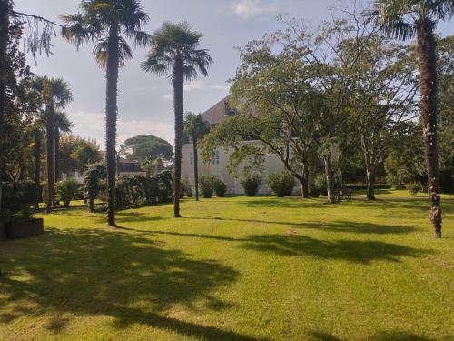 Landskap semula jadi dekat dengan rumah percutian