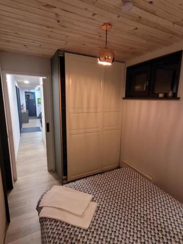 Tiny Houseにあるベッド