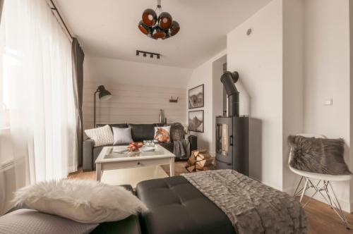 Vuode tai vuoteita majoituspaikassa Apartamenty Krzeptowskiego Zakopane