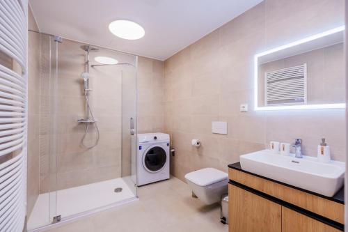 Koupelna v ubytování Apartmán Soňa