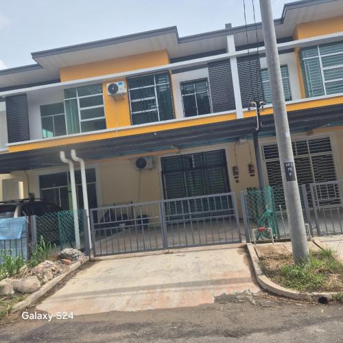 a house with a gate in front of it at 138 GuestHouse Keningau in Keningau