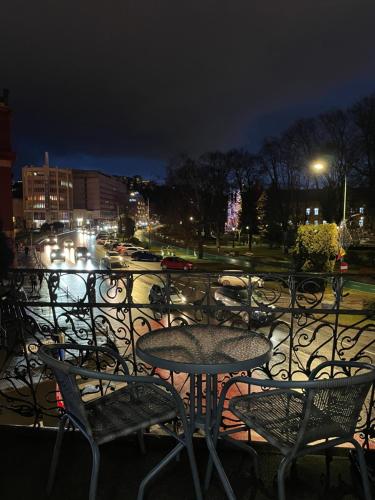 Bygningen som pensionatet ligger i