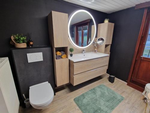 Koupelna v ubytování Gîte au cœur de la famenne