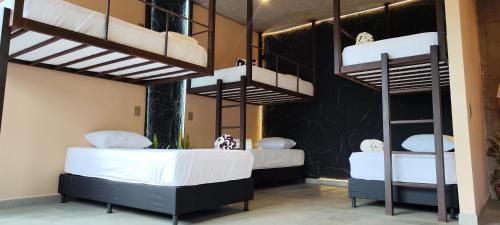 Una cama o camas en una habitación de Glamping Raíces