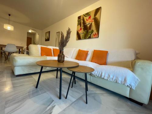 Ένα ή περισσότερα κρεβάτια σε δωμάτιο στο Apartamento La Cala de Mijas