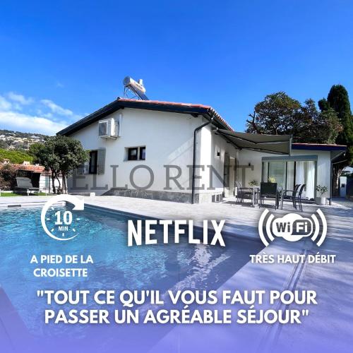 Cannes Centre Grande Villa piscine chauffée