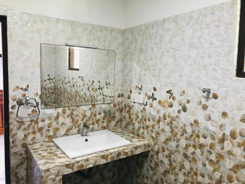 Koupelna v ubytování Villa insy