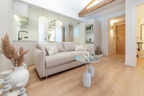 Χώρος καθιστικού στο Ando apartments