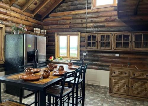 Kuchyň nebo kuchyňský kout v ubytování Las cabañas de don beto