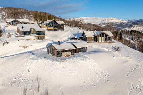 Το Exclusive mountain cabin with spectacular views at the top of Hodlekve with possibility of extra unit τον χειμώνα