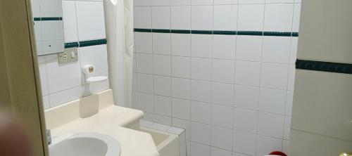 Koupelna v ubytování HOTEL BOMBUSCARo