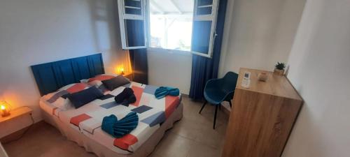 Postel nebo postele na pokoji v ubytování Villa Lunéa