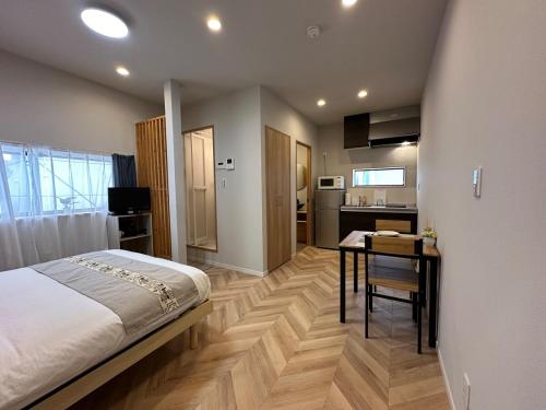 Nhà bếp/bếp nhỏ tại 安楽居