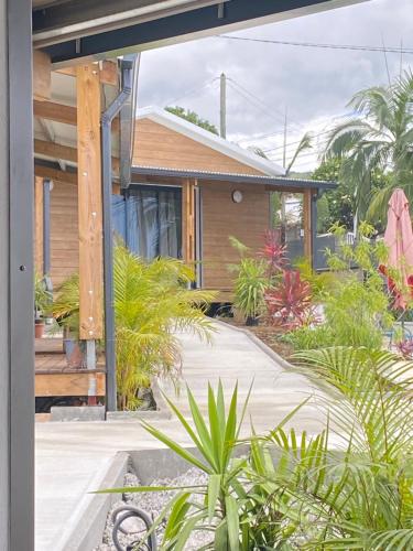 Сад в O Coeur de l ouest bungalow Vanille Bourbon
