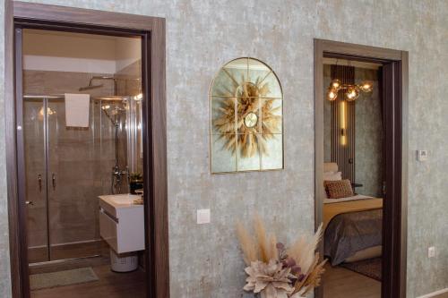 Ένα μπάνιο στο Apartament Sunset Mamaia