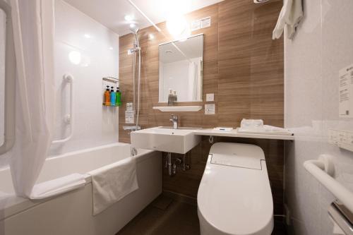 Koupelna v ubytování Belmont Hotel