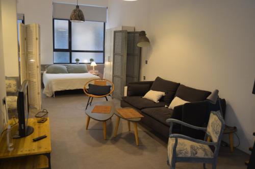Posteľ alebo postele v izbe v ubytovaní Lofts Miriam