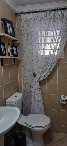 Bilik mandi di V's Condo