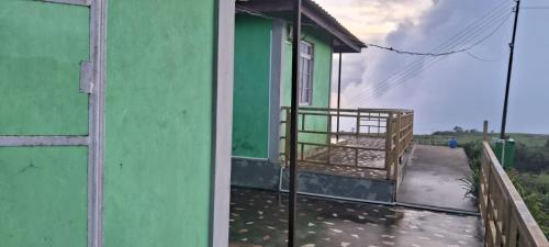 Balkón nebo terasa v ubytování Lumkynjai Cottages