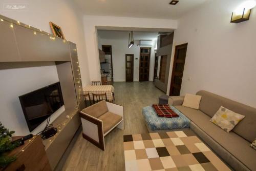 Posezení v ubytování Apartment Soho Tabidze