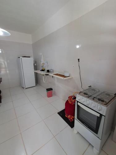 Dapur atau dapur kecil di Vereda da Lagoa