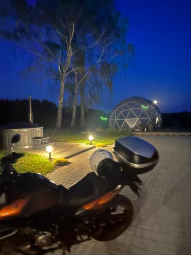 Kolam renang di atau dekat dengan Atostogų namelis Stebuliuose