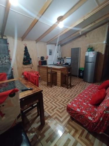 Kuchyň nebo kuchyňský kout v ubytování Casa Flor Austral