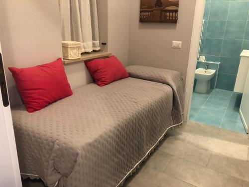 A bathroom at Residence l'Ogliastro