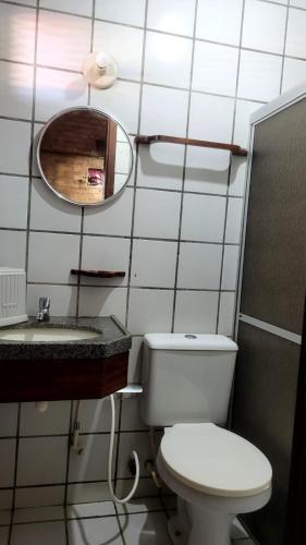 Ein Badezimmer in der Unterkunft Pousada Sol Nascente