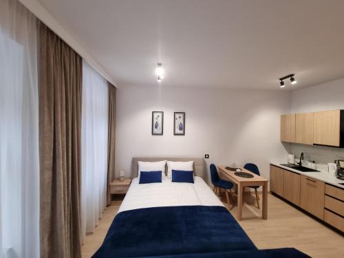Ένα ή περισσότερα κρεβάτια σε δωμάτιο στο Magic Apartment - Görlitz, 32qm