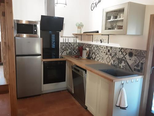 Dapur atau dapur kecil di Les plaines