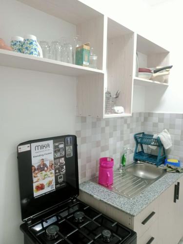 Buxton point apartmentにあるキッチンまたは簡易キッチン