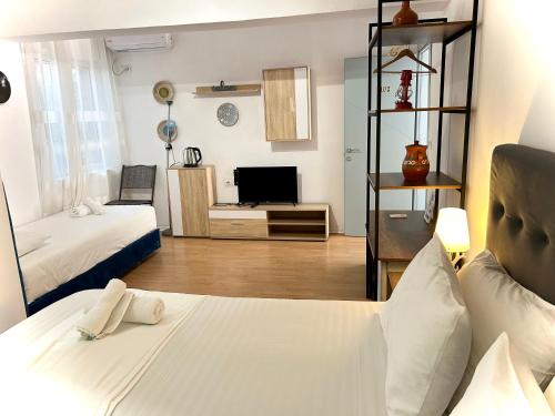 Postel nebo postele na pokoji v ubytování Budget Hotel