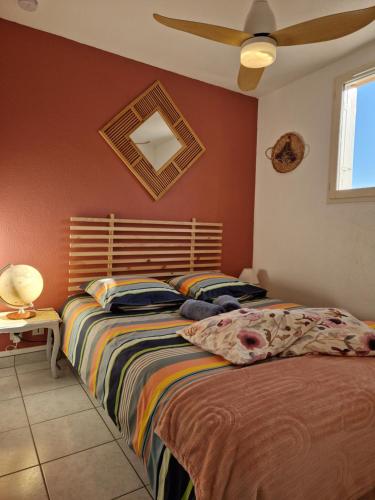 T2 rez de jardin direct plage