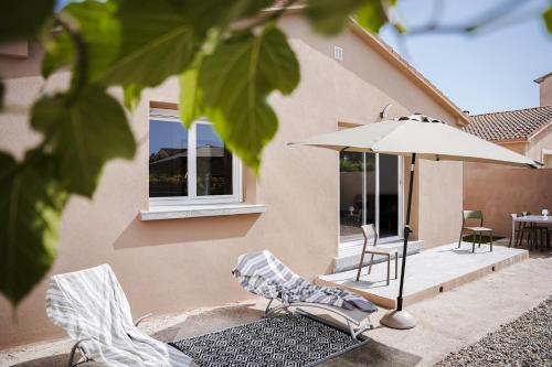 Kawasan patio atau luaran di Résidence Pascal Paoli Fior di Mare