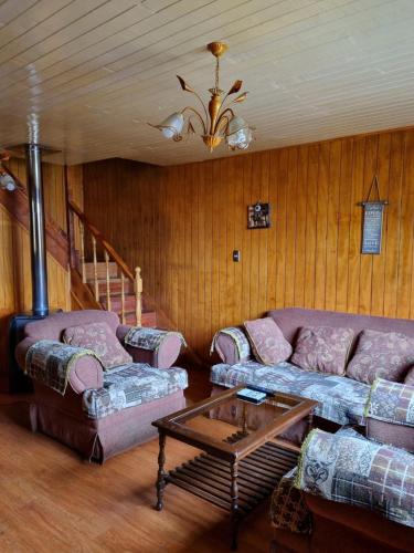 Χώρος καθιστικού στο Arriendo por día en Llanquihue