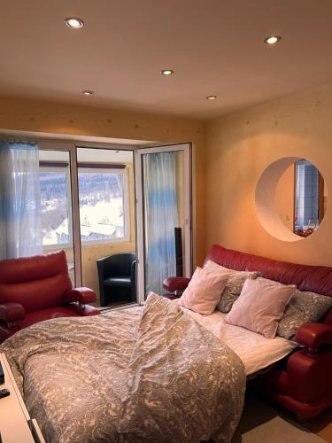 Ένα ή περισσότερα κρεβάτια σε δωμάτιο στο Zaremba - Apartament Rodzinny w Centrum