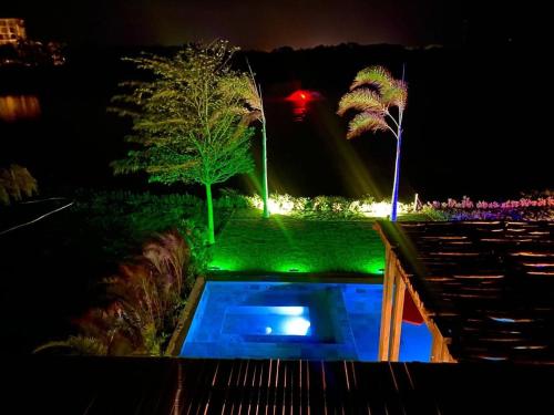 Hồ bơi trong/gần Hermosa casa en Karibana Ctg