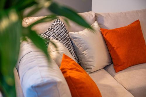 Χώρος καθιστικού στο Pelagonka Central Apartment