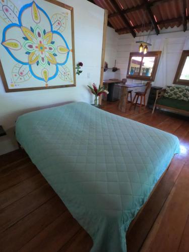 Solarte EcoLodgeにあるベッド