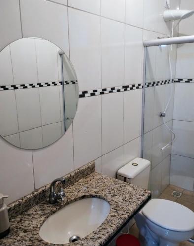 Koupelna v ubytování Apartamento 102 espaçoso e tranquilo