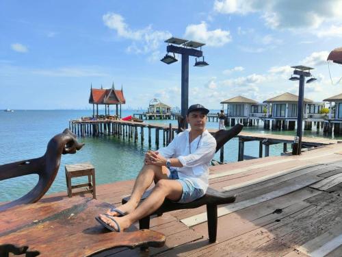 Landskap semula jadi dekat dengan resort